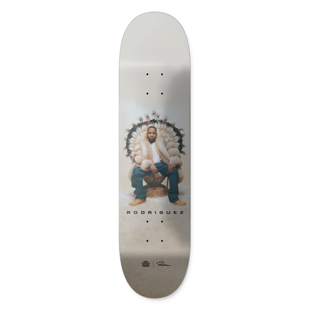 PRIMITIVE x OUTKAST RODRIGUEZ "REGAL" 8.25" SKATEBOARD DECK