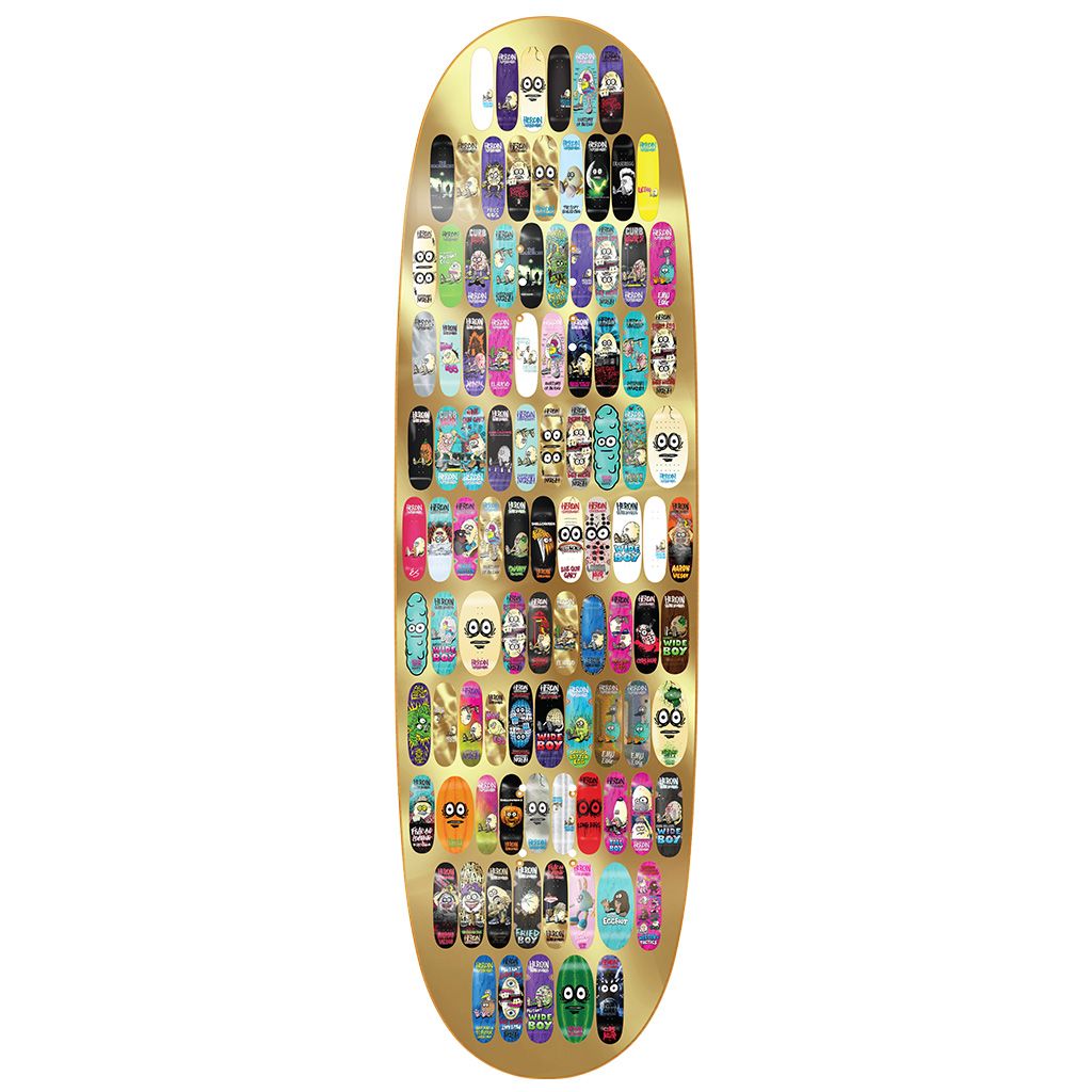 HEROIN 100th Egg Deck 9.125" COMPLETE SKATEBOARD