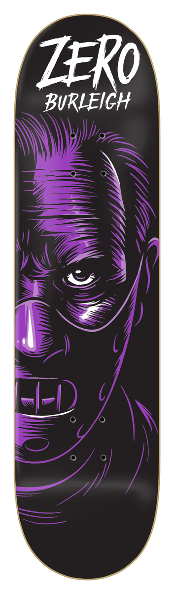 Zero Burleigh Fright Night 2 - Hannibal 8.5" Complete Skateboard
