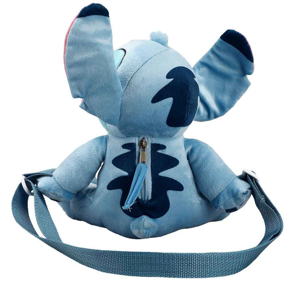 Disney Stitch Stuffed Plush Cross Body Backpack
