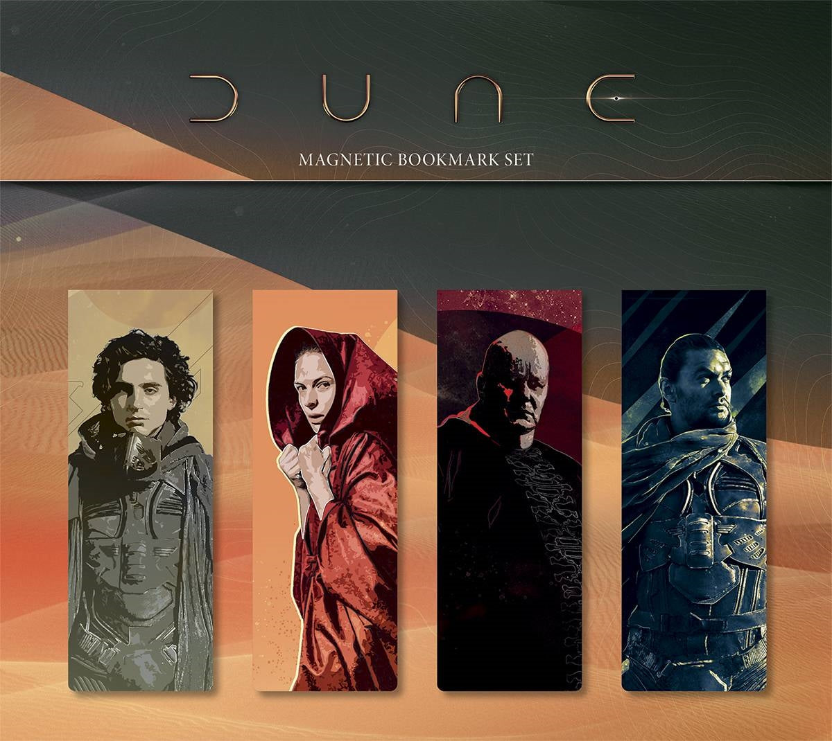 Dune Movie Magnetic Bookmarks Set - 4 Bookmarks - Dark Horse Comics