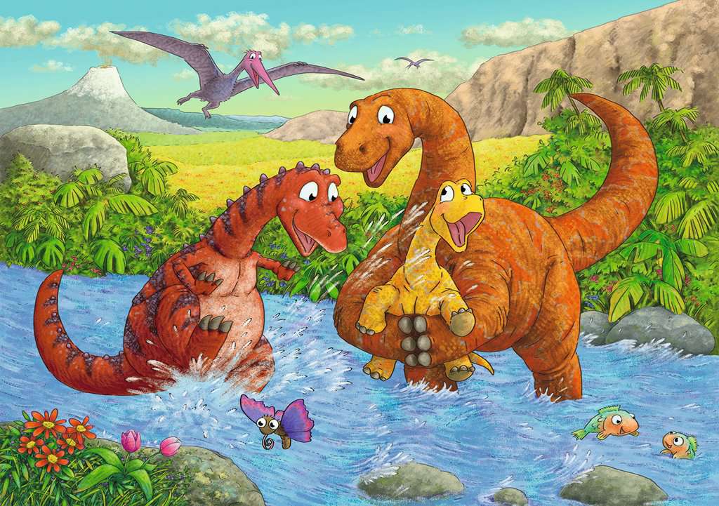 Puzzle: Dinosaurs at Play