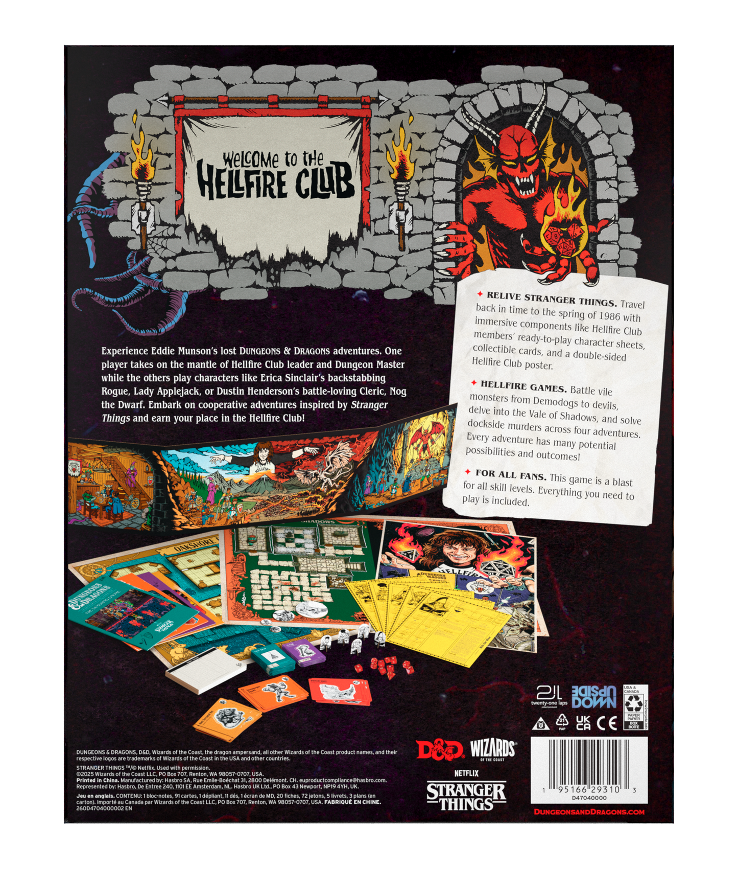Dungeons & Dragons: Stranger Things - Welcome to the Hellfire Club Box Set