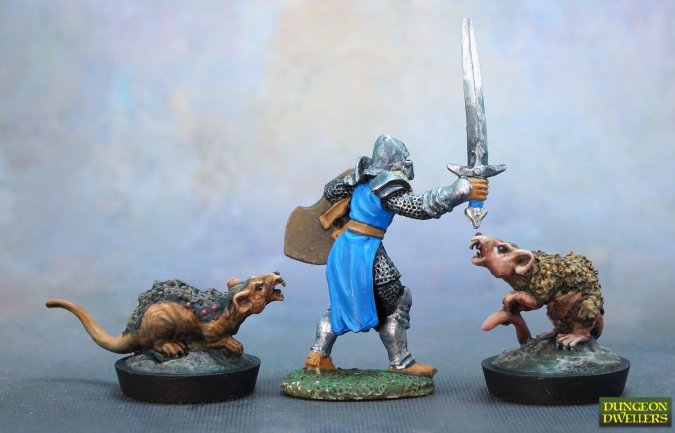 Bones Dungeon Dwellers: Giant Tomb Rats (6)