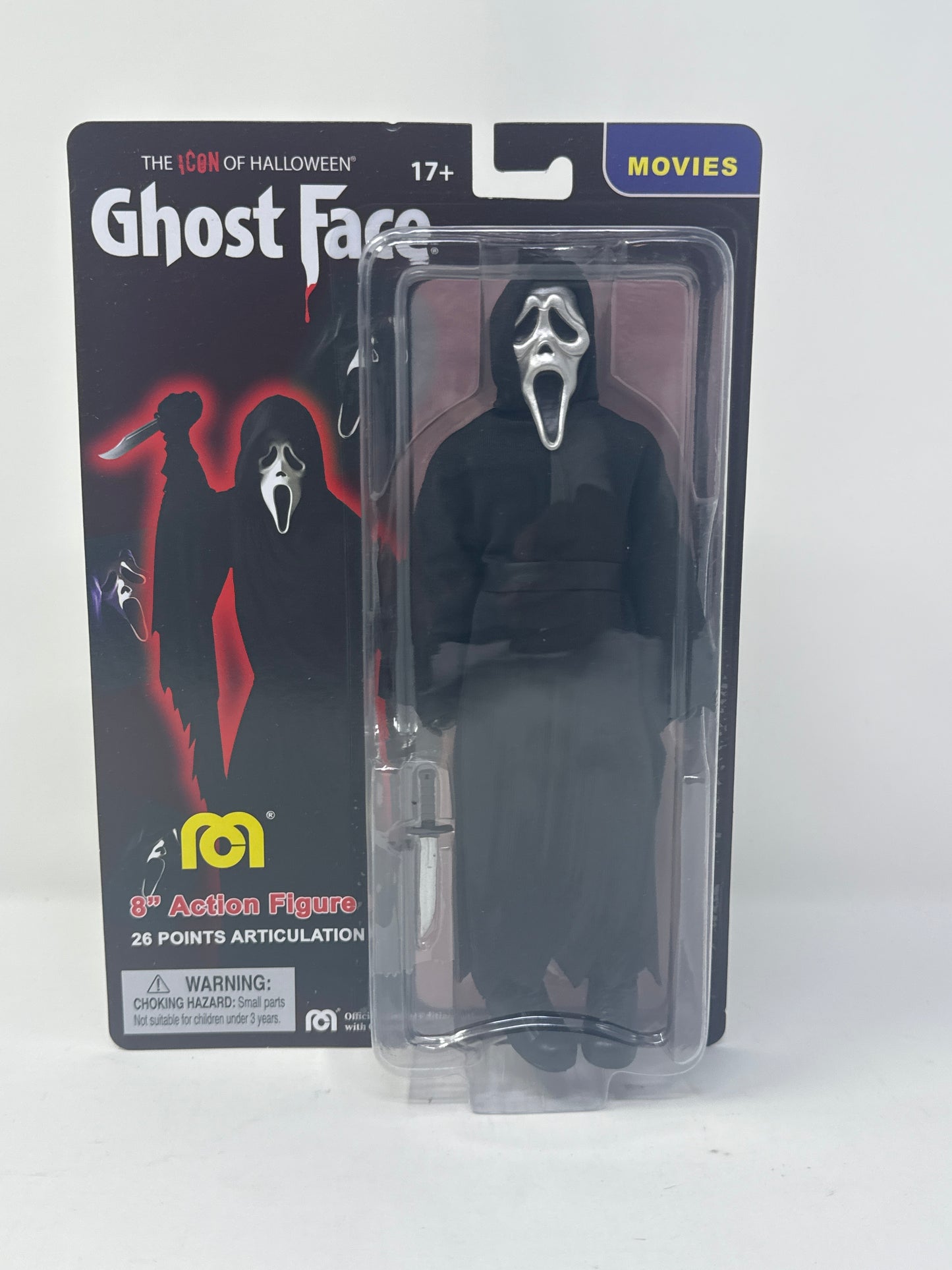 Mego Horror Ghostface Assorted Colors Face 8in Action Figure