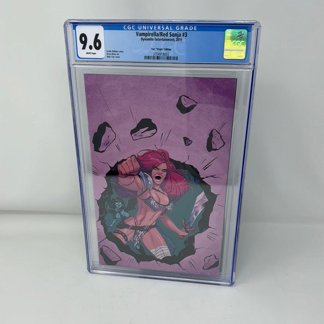 Vampirella/Red Sonja #3 Babs Tarr Virgin Cover Limited Edition! - CGC 9.6