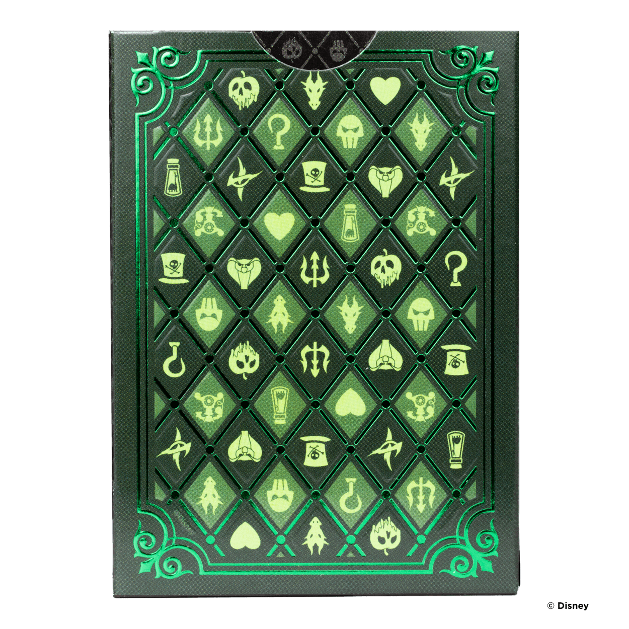Disney Villains Inspired Playing Cards by Bicycle- Green