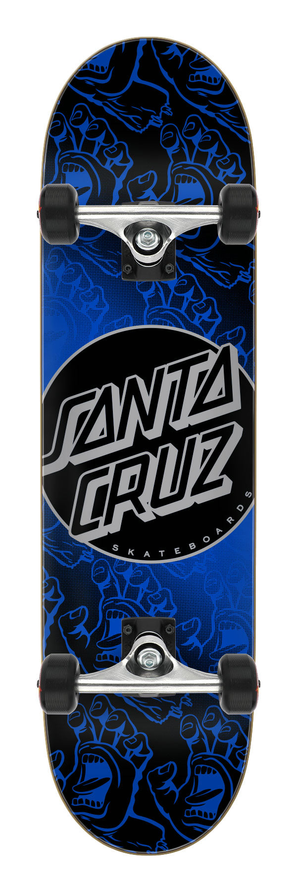 Santa Cruz Other Dot Hands Large 8.25" Complete Skateboard