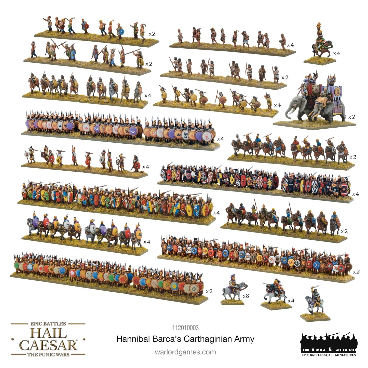 Hail Caesar Epic Battles: Punic Wars - Hannibal Barca's Carthaginian Army