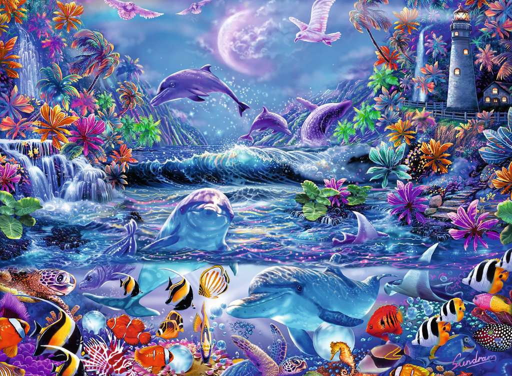 Puzzle: Moonlit Magic - Glow-In-The-Dark