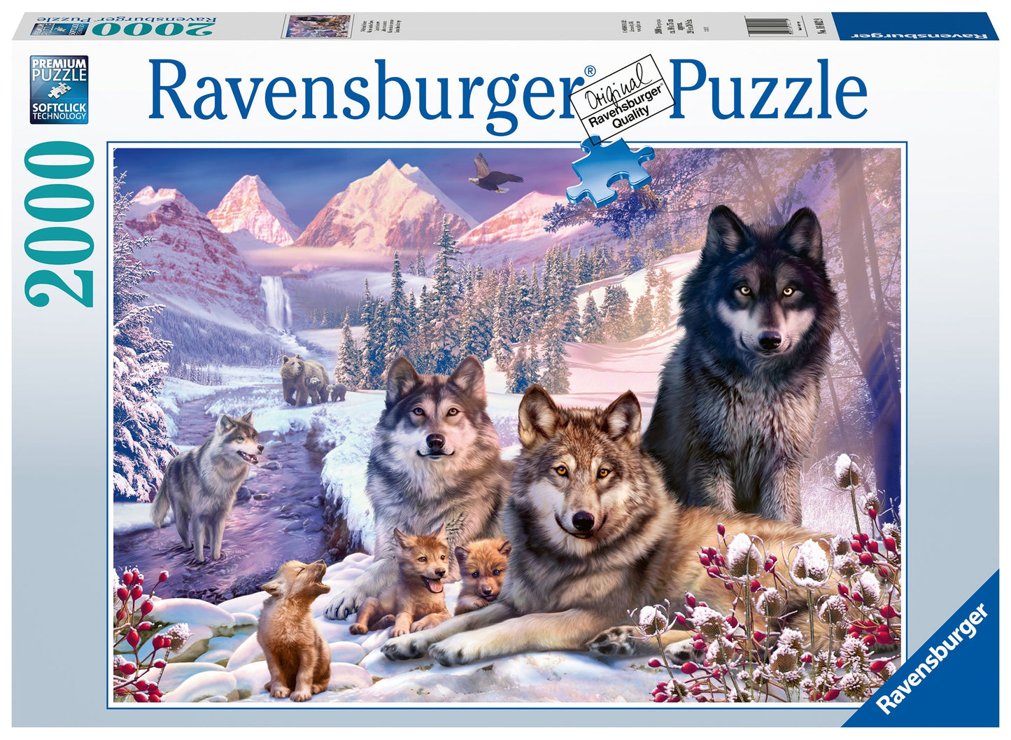 Puzzle:  Wolves in the Snow