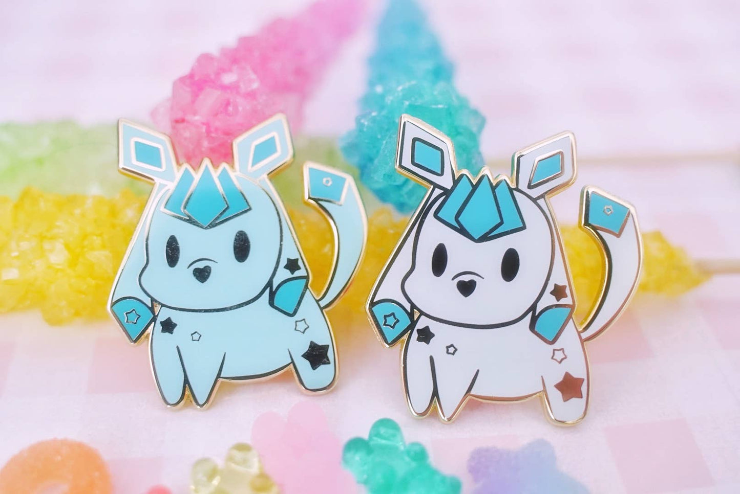 Pokemon: Shiny Glaceon Enamel Pin