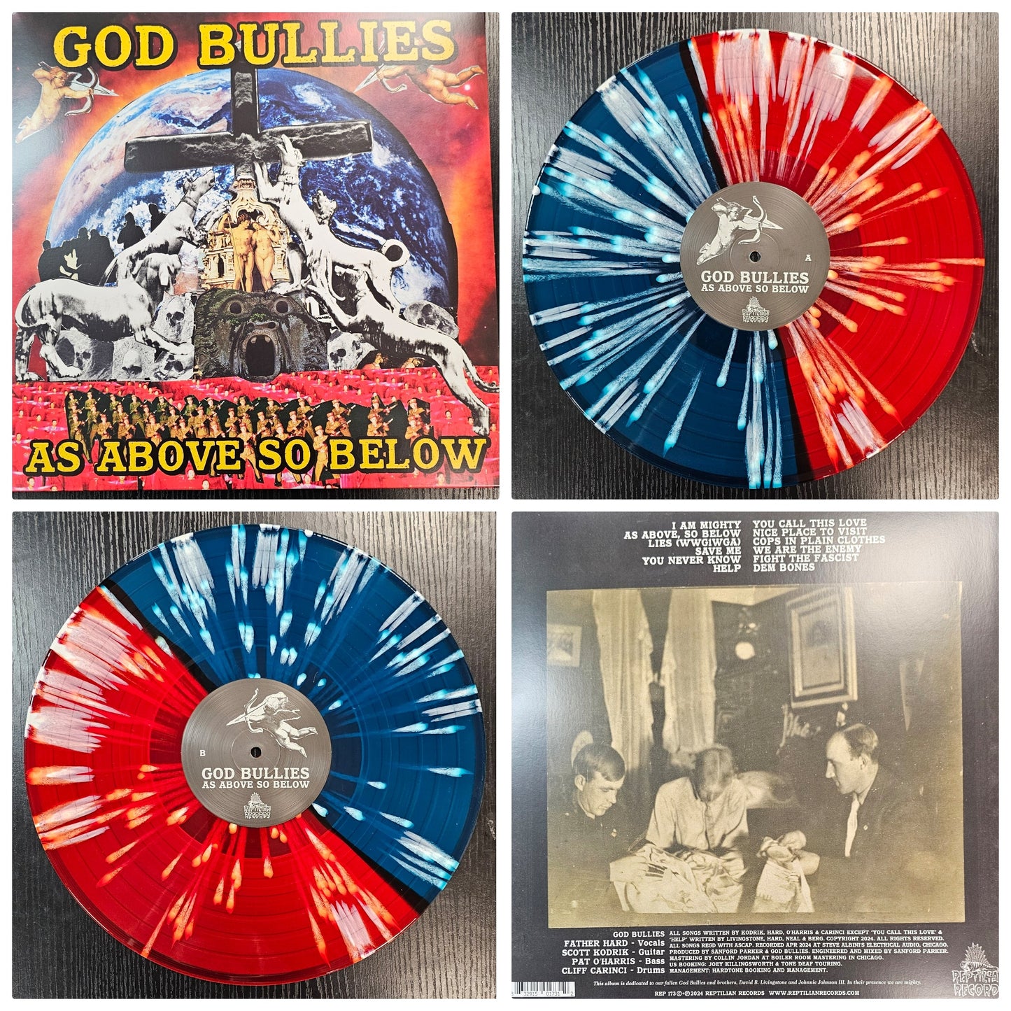 GOD BULLIES - AS ABOVE SO BELOW COLOR VINYL LP