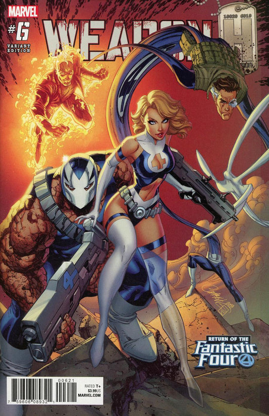 Weapon H #6 J Scott Campbell Return Of Fantastic Four Variant