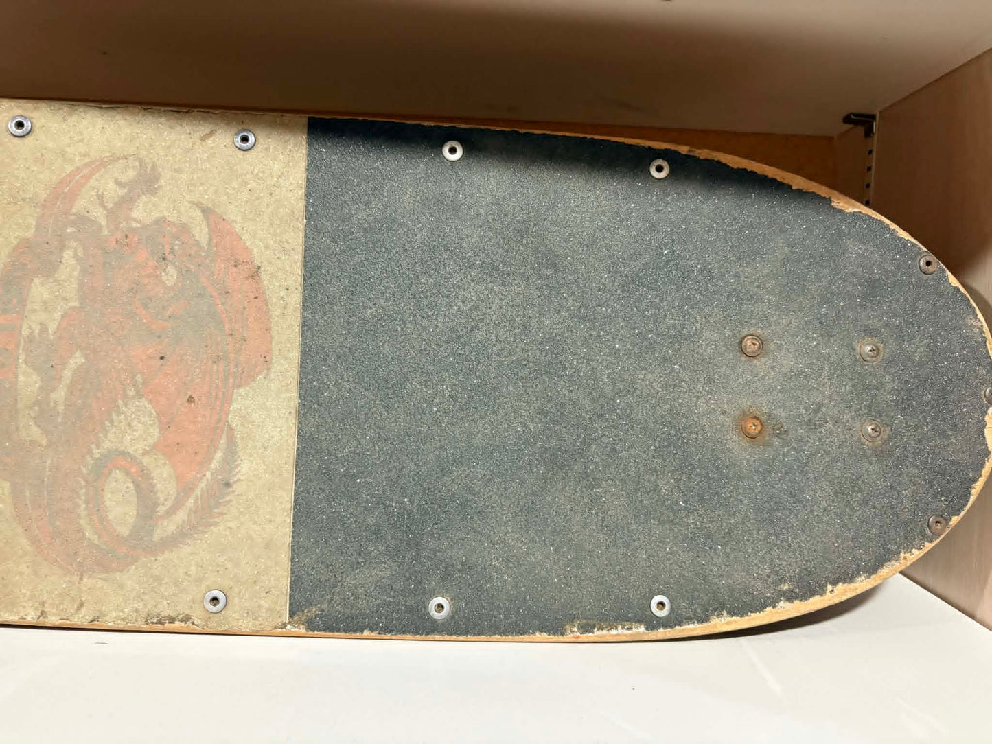Powell Peralta Ray Rodriguez Skull & Sword Silver Original 80s USED Complete Skateboard