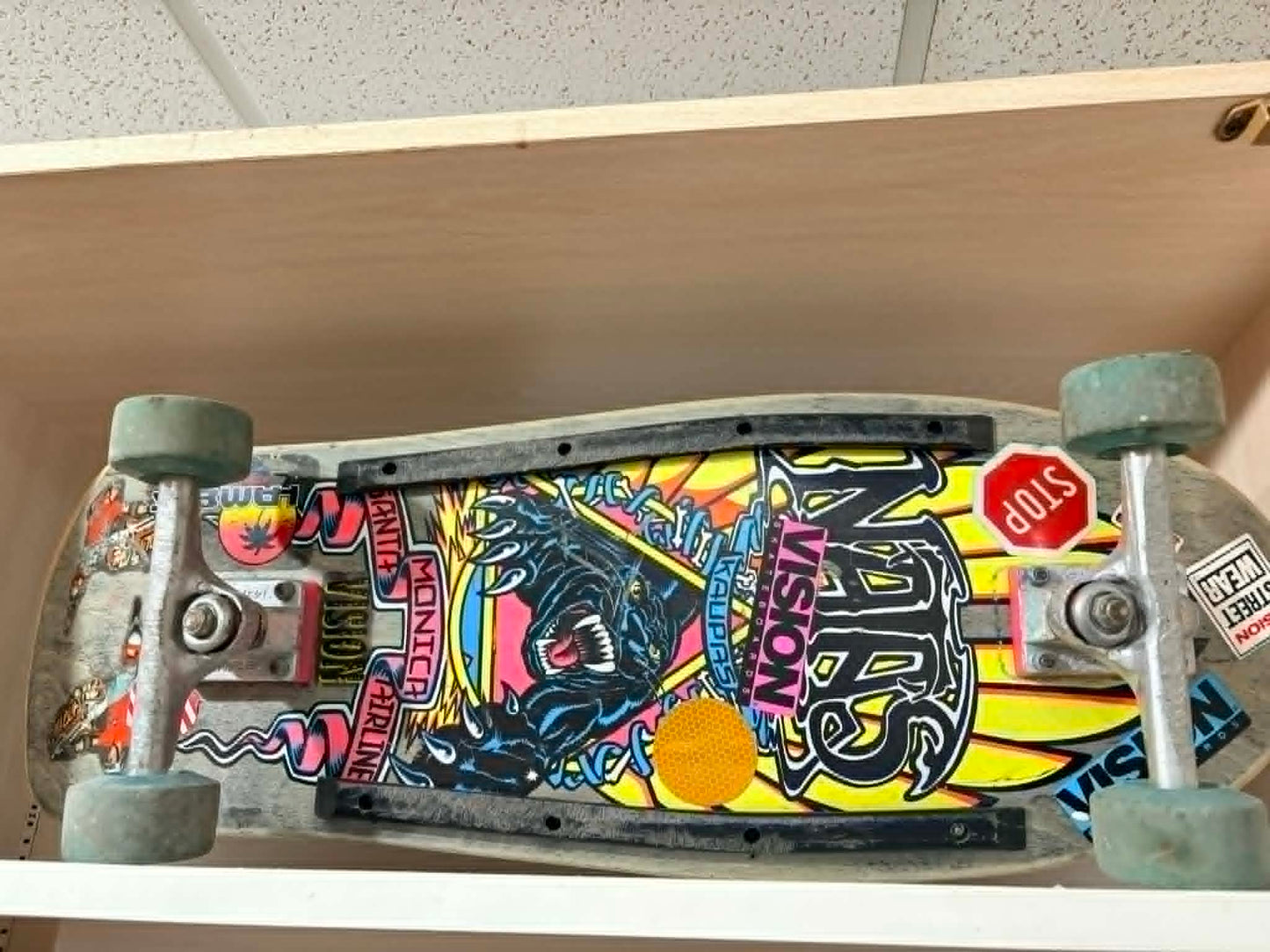 Santa Cruz Natas Kaupas Panther Original 80s Used Complete Skateboard