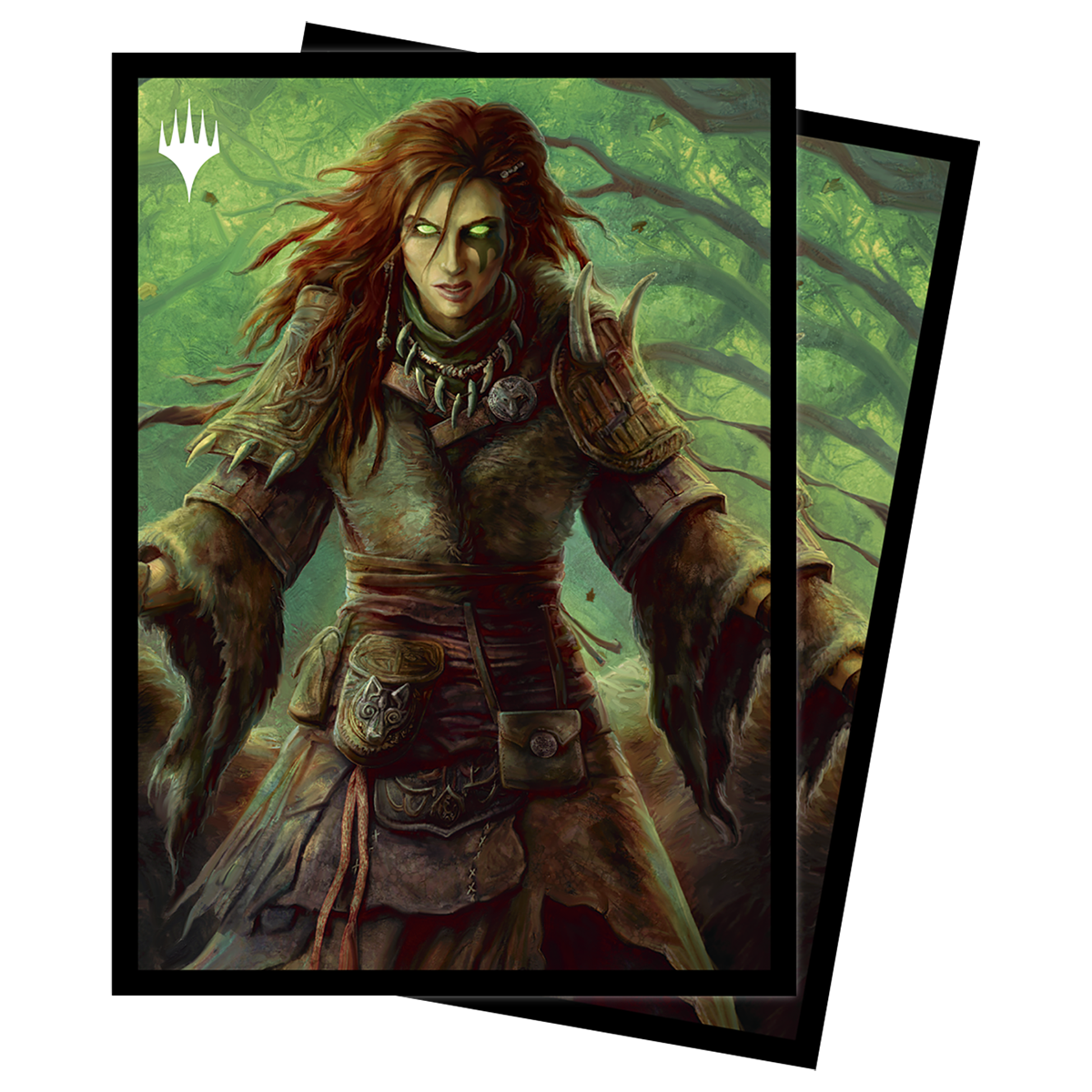 Magic: the Gathering - Commander Legends: Battle for Baldur's Gate Deck Protector Sleeves - Faldorn, Dread Wolf Herald (100ct)