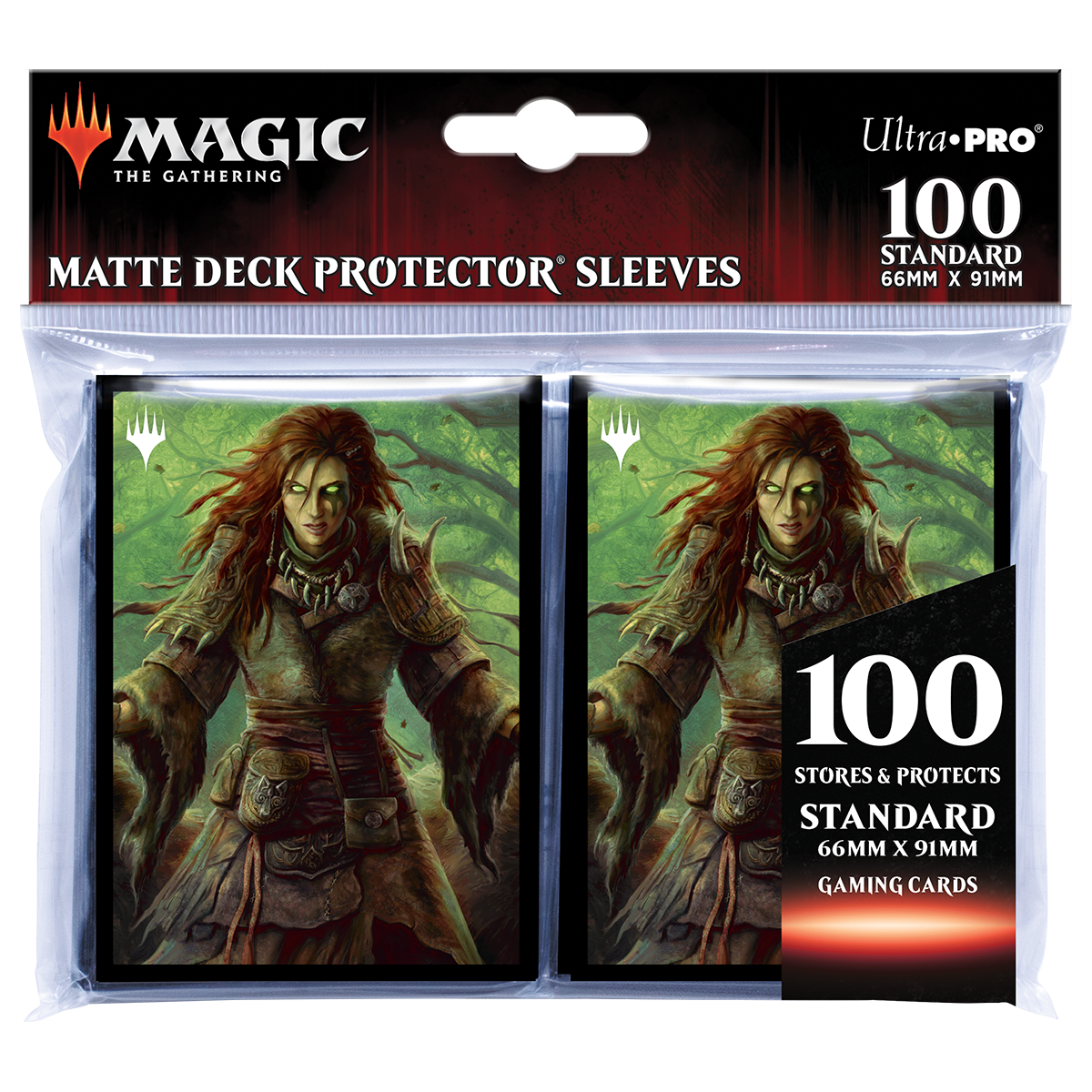 Magic: the Gathering - Commander Legends: Battle for Baldur's Gate Deck Protector Sleeves - Faldorn, Dread Wolf Herald (100ct)