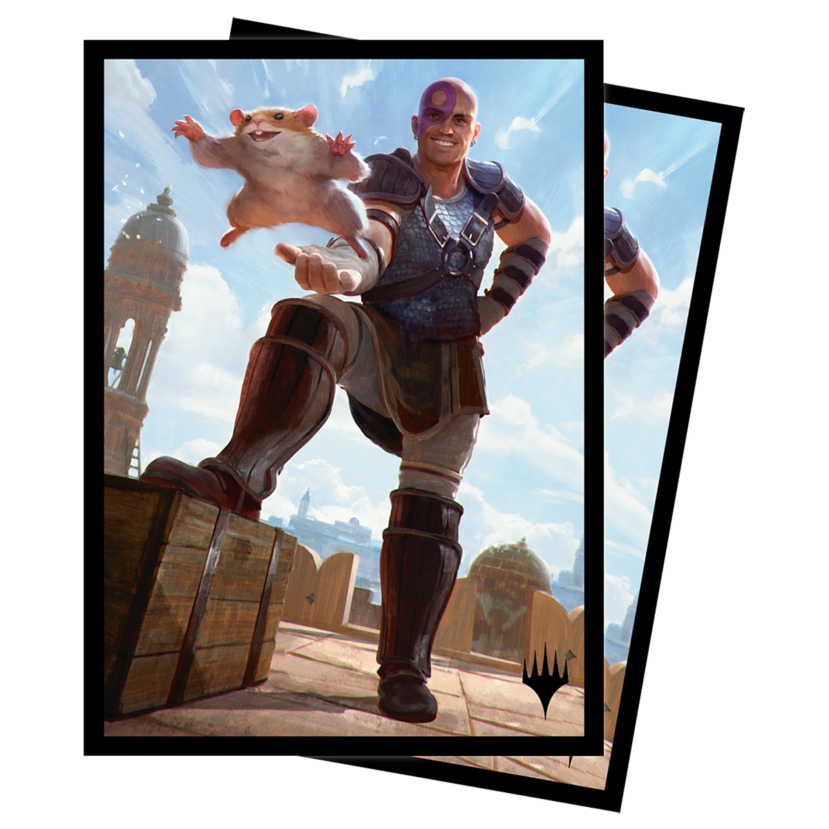 Magic: the Gathering - Commander Legends: Battle for Baldur's Gate Deck Protector Sleeves - Minsc & Boo, Timeless Heroes (100ct)