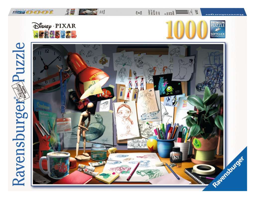 Puzzle: Disney Pixar - The Artist's Desk
