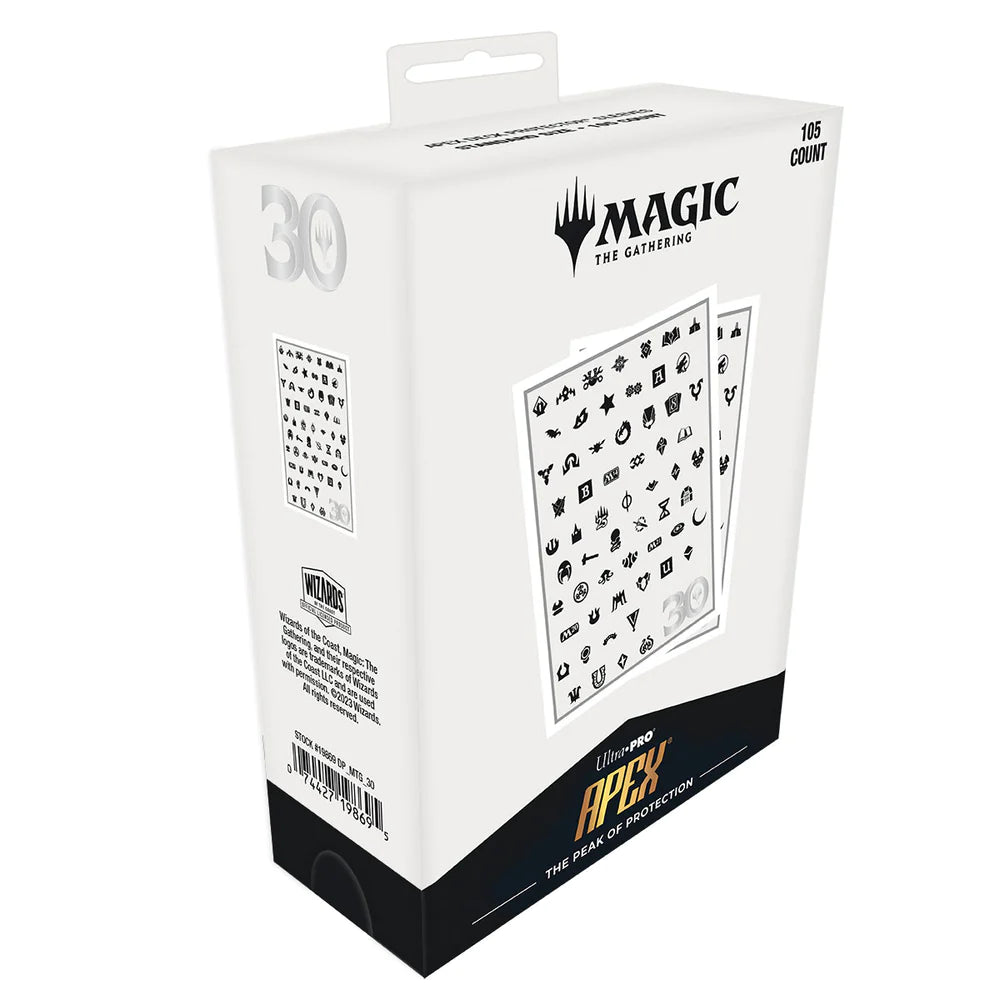 Magic The Gathering Ccg 30th Ann 105ct Apex Deck Protector Sleeves