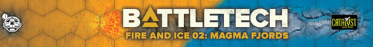 BattleTech: Battle Mat - Fire and Ice 02 - Magma Fjords