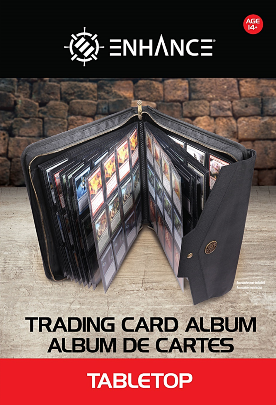 Enhance: TCG Card Album - Top Loader - Black