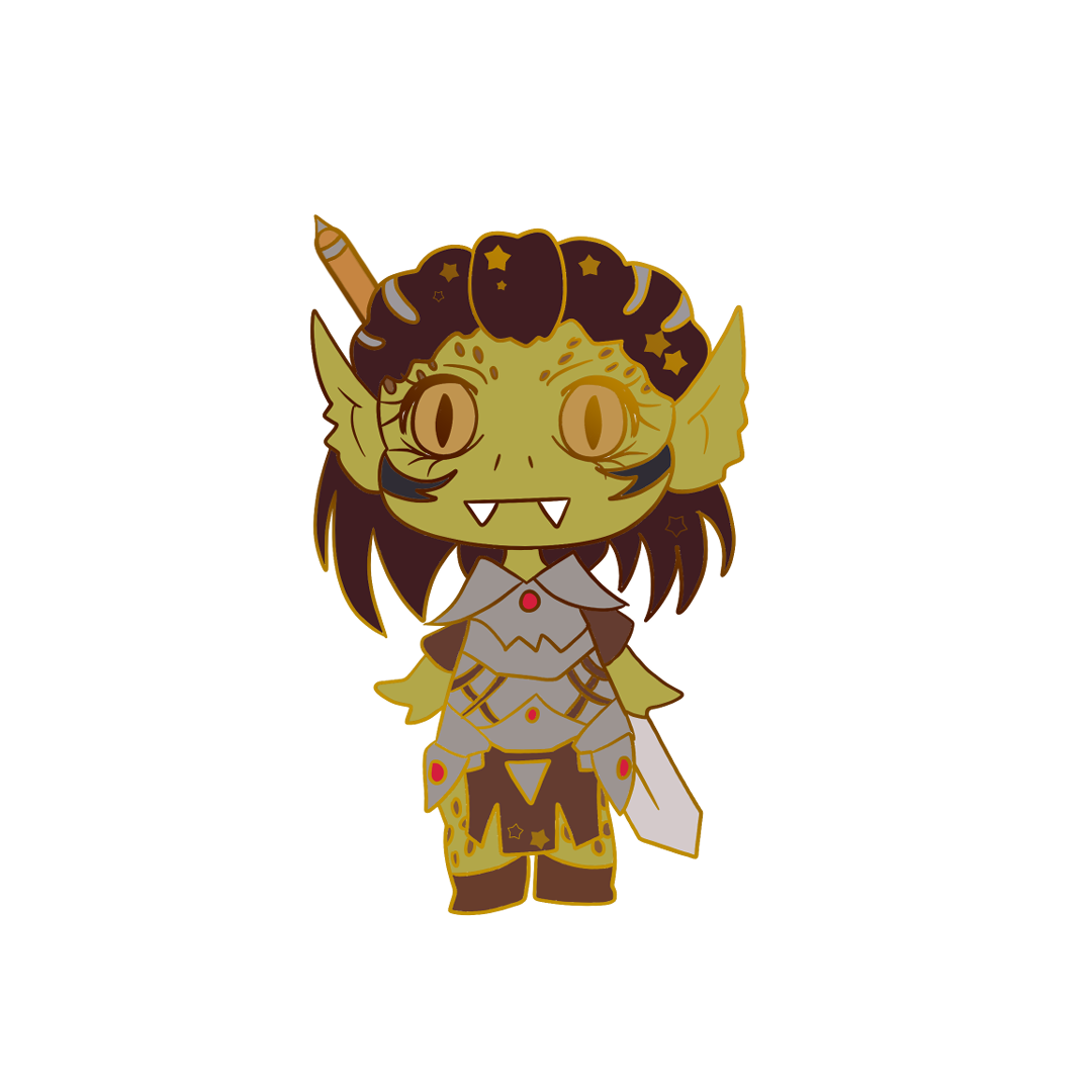 Baldur’s Gate 3: Lae’zel Enamel Pin