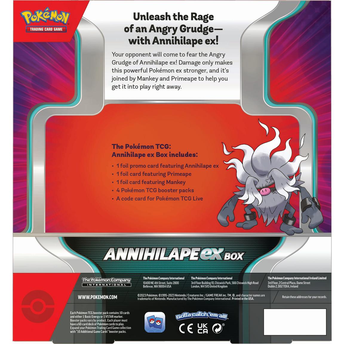 Pokemon: Annihilape ex Box