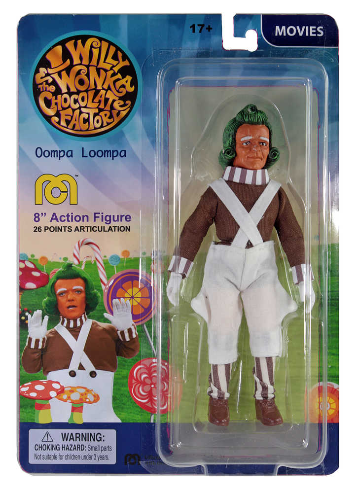 Mego Willy Wonka Oompa Loompa 8in Action Figure