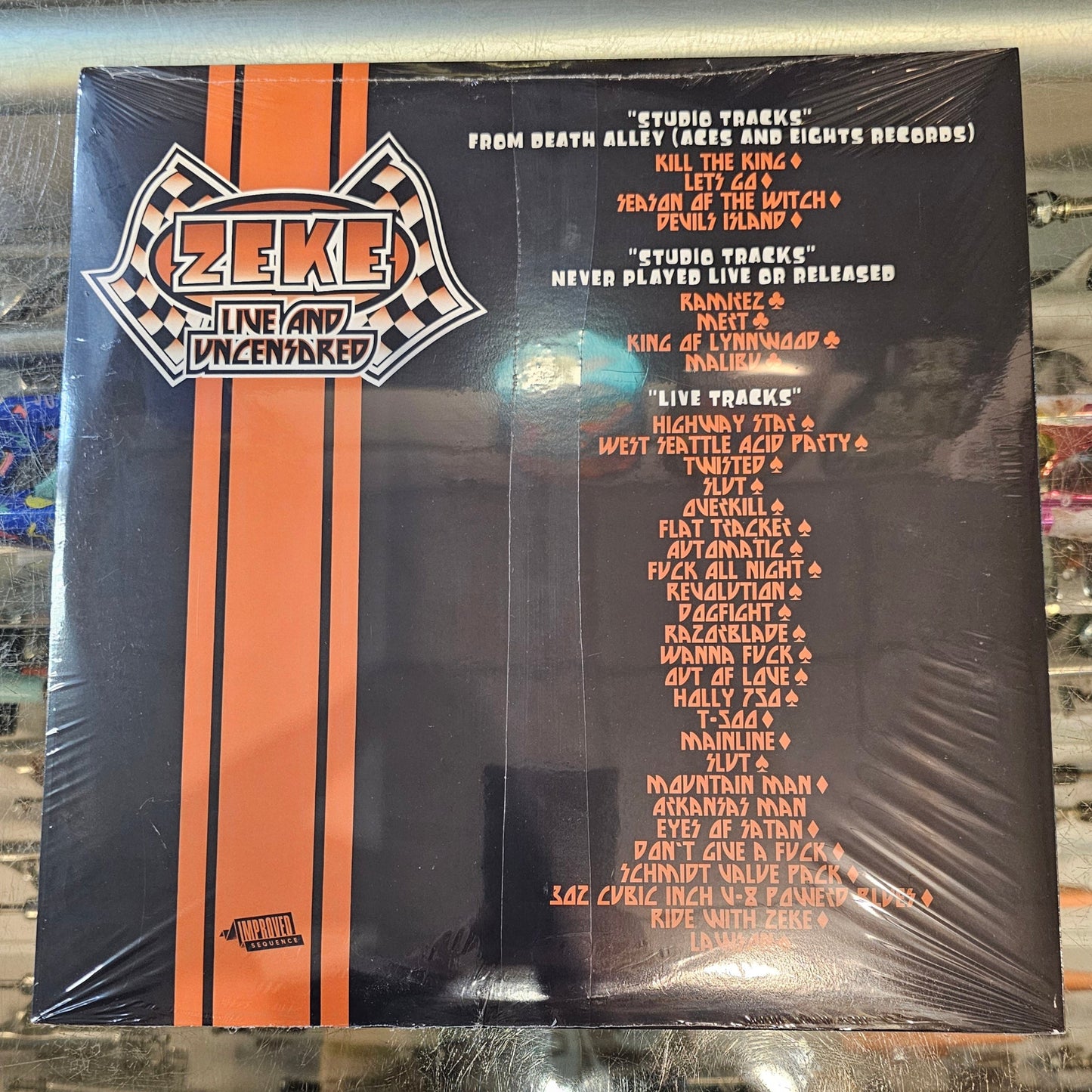ZEKE - LIVE AND UNCENSORED Vinyl LP Record *Unofficial Release*