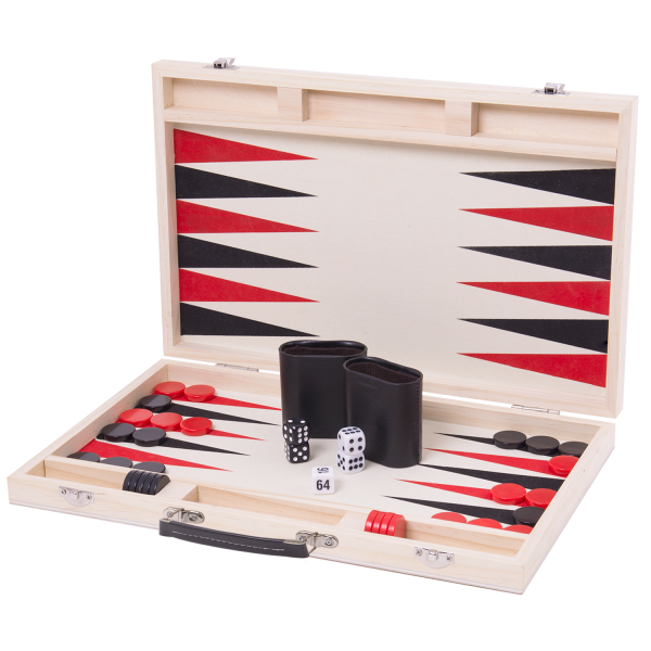 Rustik Deluxe Wood Case: Backgammon