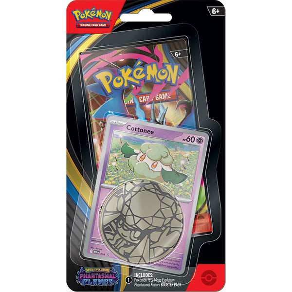 Pokemon: Mega Evolution - Phantasmal Flames Checkline Booster Pack - Cottonee
