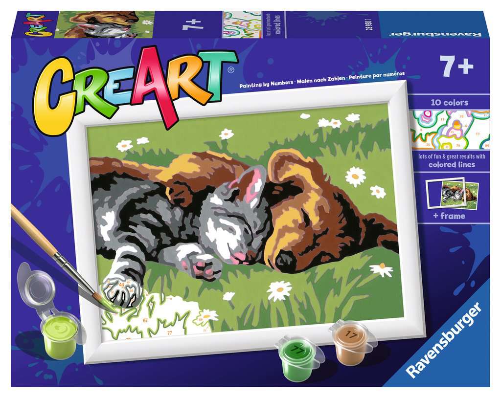 CreArt Kids: Sleeping Cat & Dog
