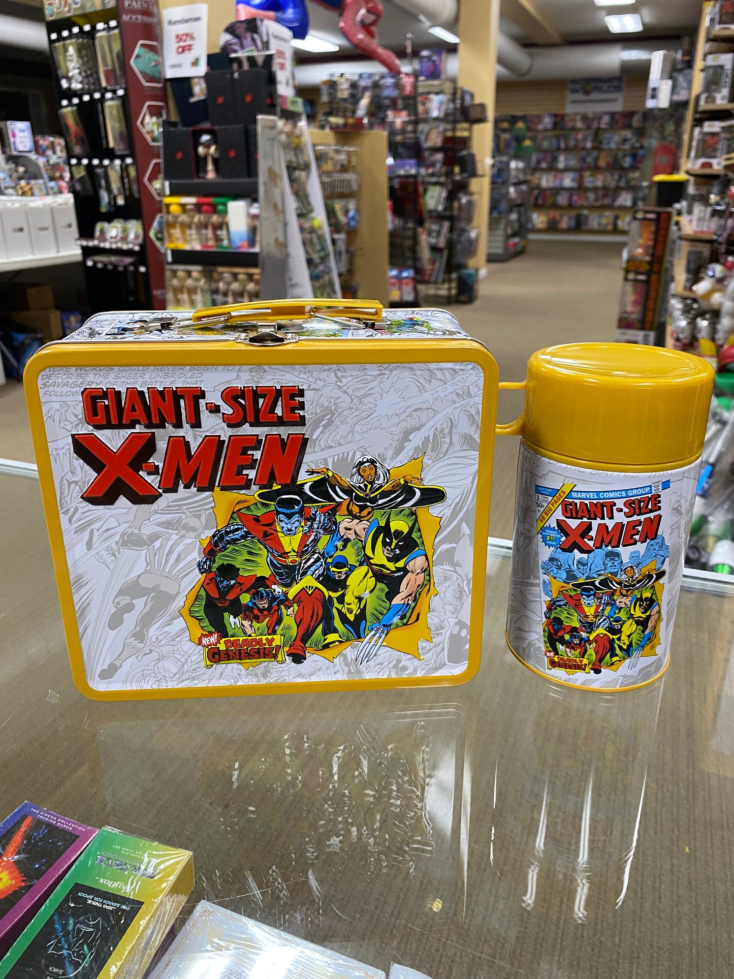 Tin Titans Giant Size X-Men Previews Exclusive Lunch Box W/Beverage Container