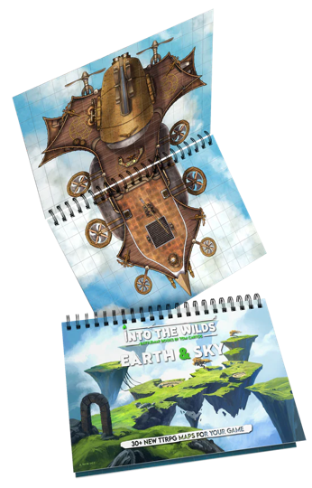 Into the Wilds Battlemap Books: Earth & Sky