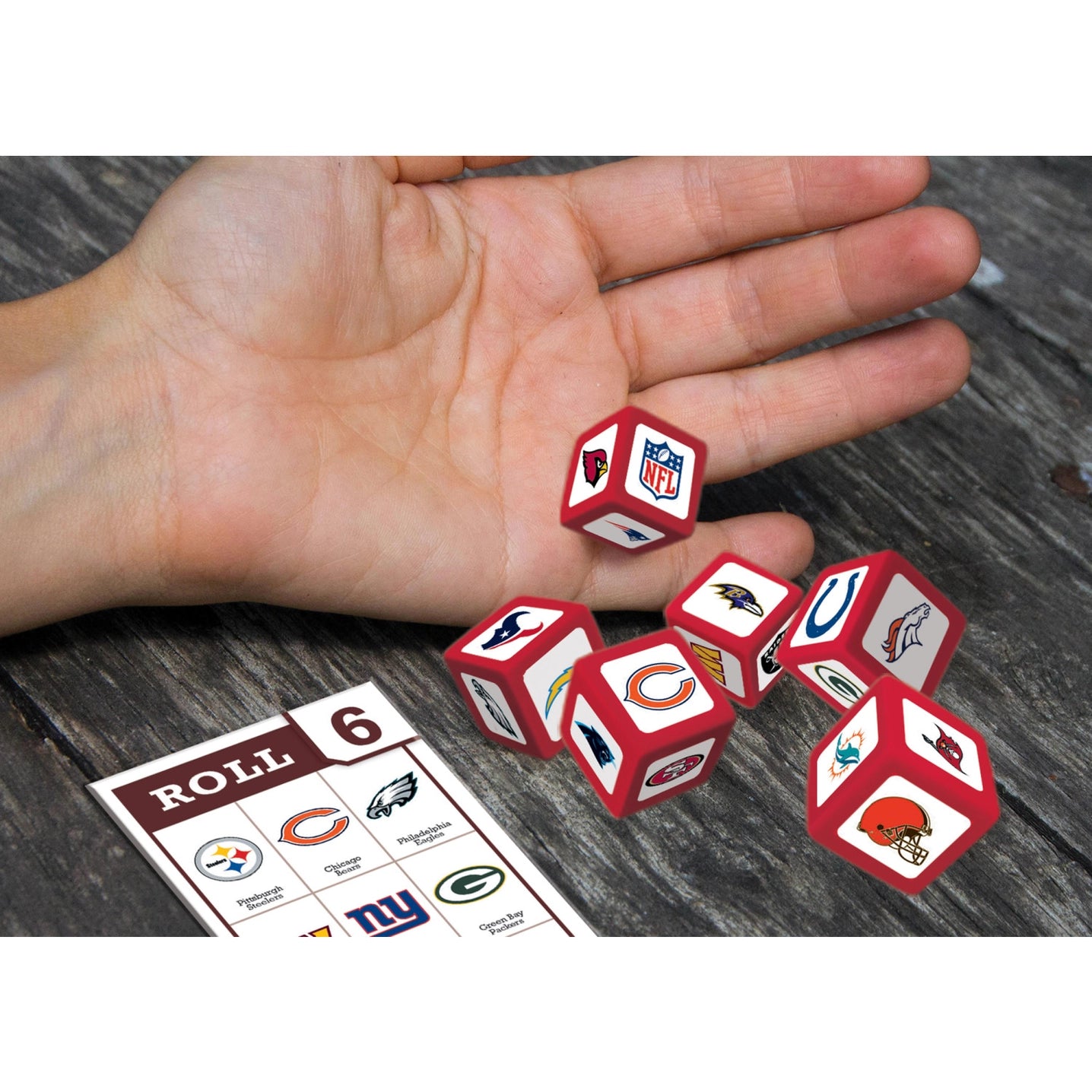 NFL All Teams Fanzy Dice Game