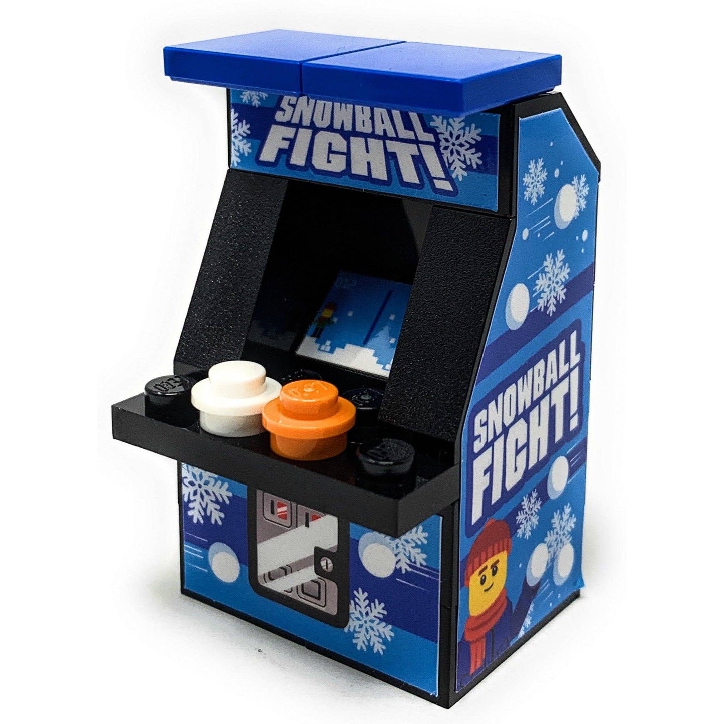 Snowball Fight - Custom Arcade Machine made with LEGO Bricks
