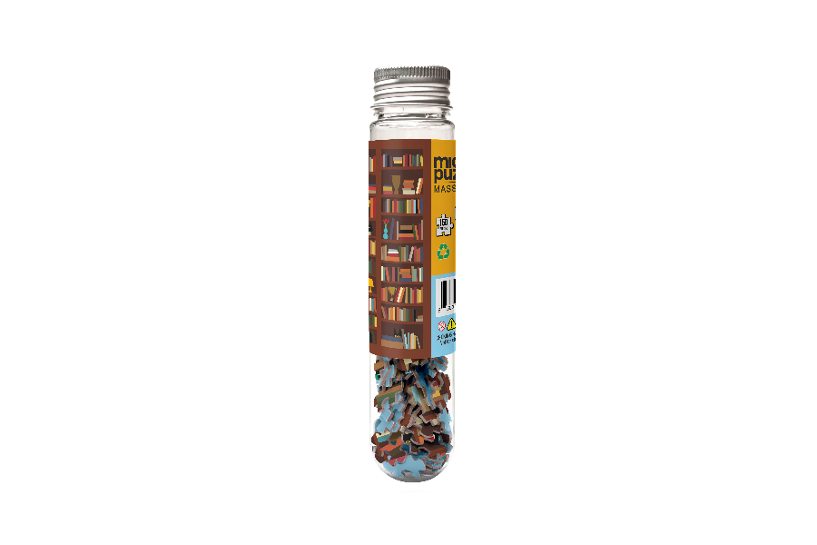 Bookcase Mini jigsaw puzzle book store lover gift