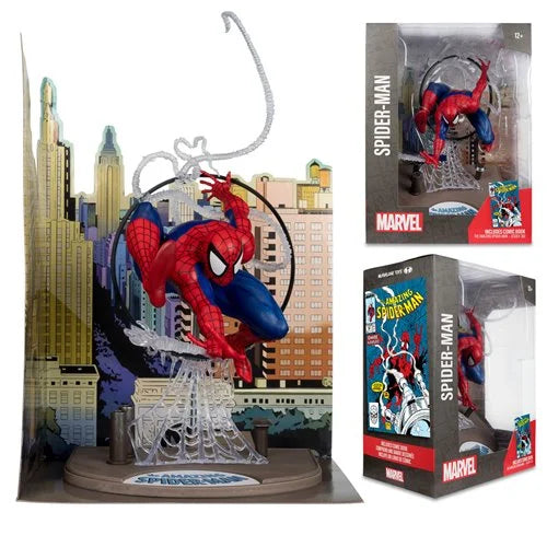 MarvelMcFarlane Toys Spider-Man The Amazing Spider-Man #301 1:6th Scale Posed Figure with Scene and Comic