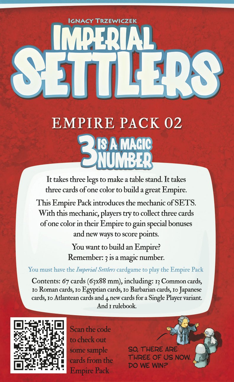 Imperial Settlers: 3 is a Magic Number
