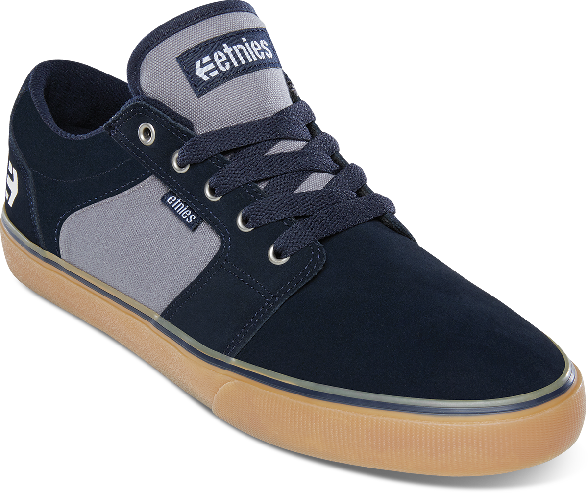 Etnies Barge LS Navy/Grey/Gum Skateboard Shoes