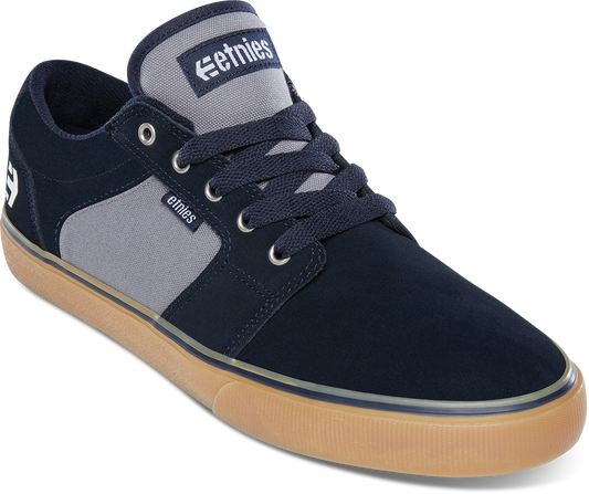 Etnies Barge LS Navy/Grey/Gum Skateboard Shoes