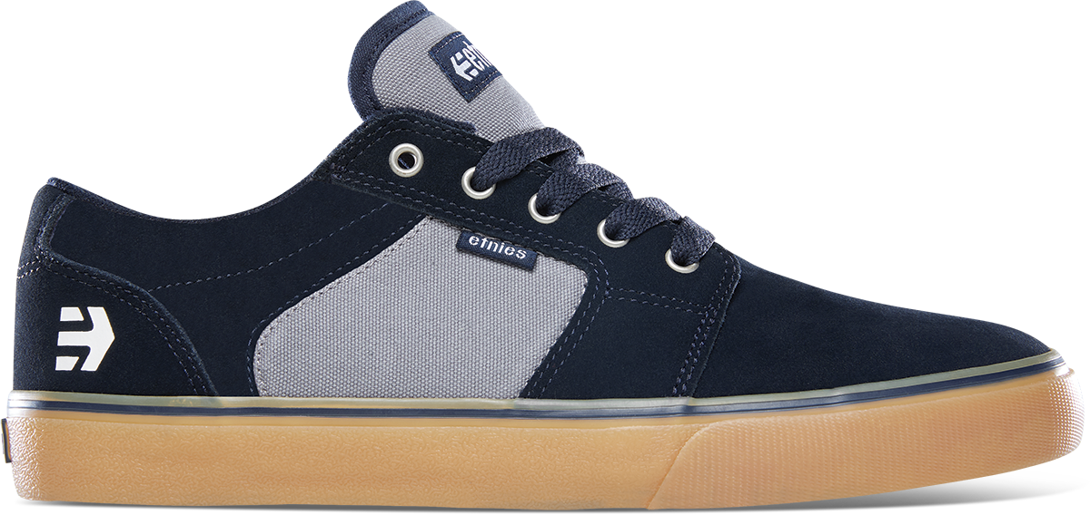 Etnies Barge LS Navy/Grey/Gum Skateboard Shoes