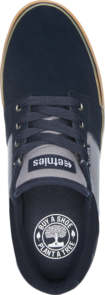 Etnies Barge LS Navy/Grey/Gum Skateboard Shoes