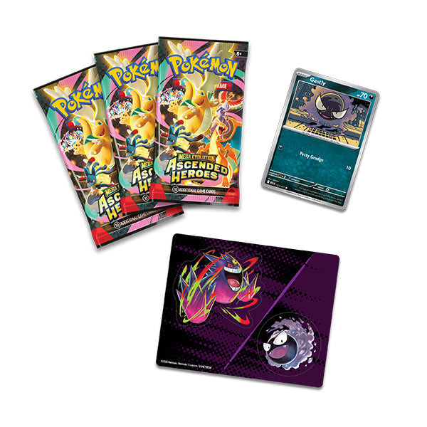 Pokemon: Mega Evolution - Ascended Heroes Tech Sticker Collection - Gastly
