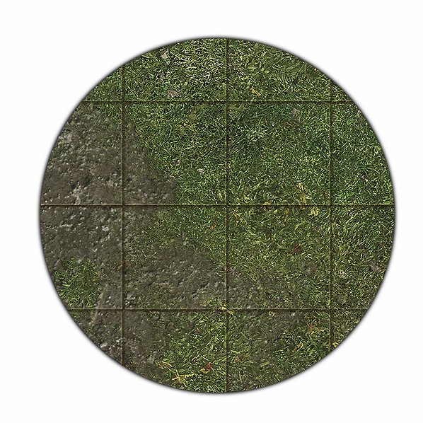 Monster Scenery: 6x4 Adventure Mat - Broken Grassland/Desert Scrubland