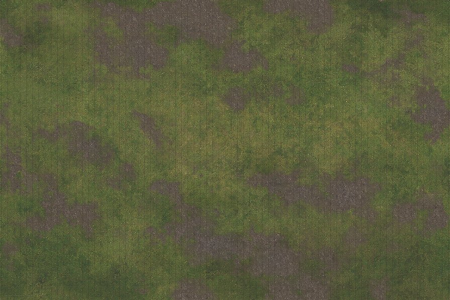 Monster Scenery: 6x4 Adventure Mat - Broken Grassland/Desert Scrubland