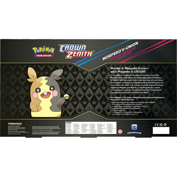 Pokemon: Crown Zenith Premium Treasure Collection - Morpeko V-UNION