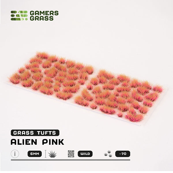 Gamers Grass Tufts: Alien Tufts - Alien Pink - 6mm - Wild